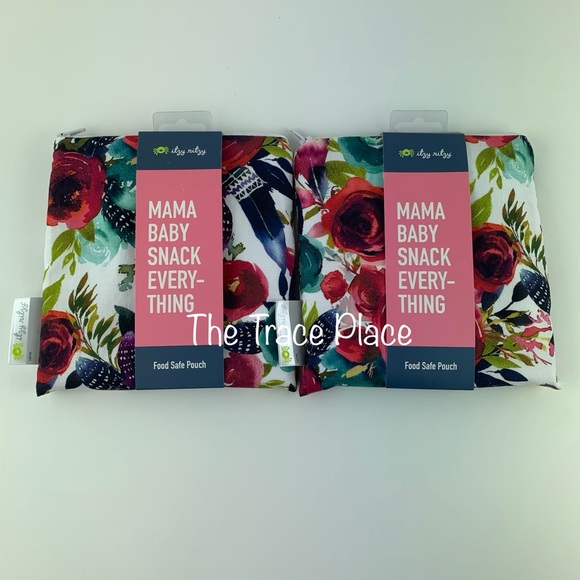 Itzy Ritzy Bags Itzy Ritzy Feather Floral Snack Bags Set Of 2 Poshmark